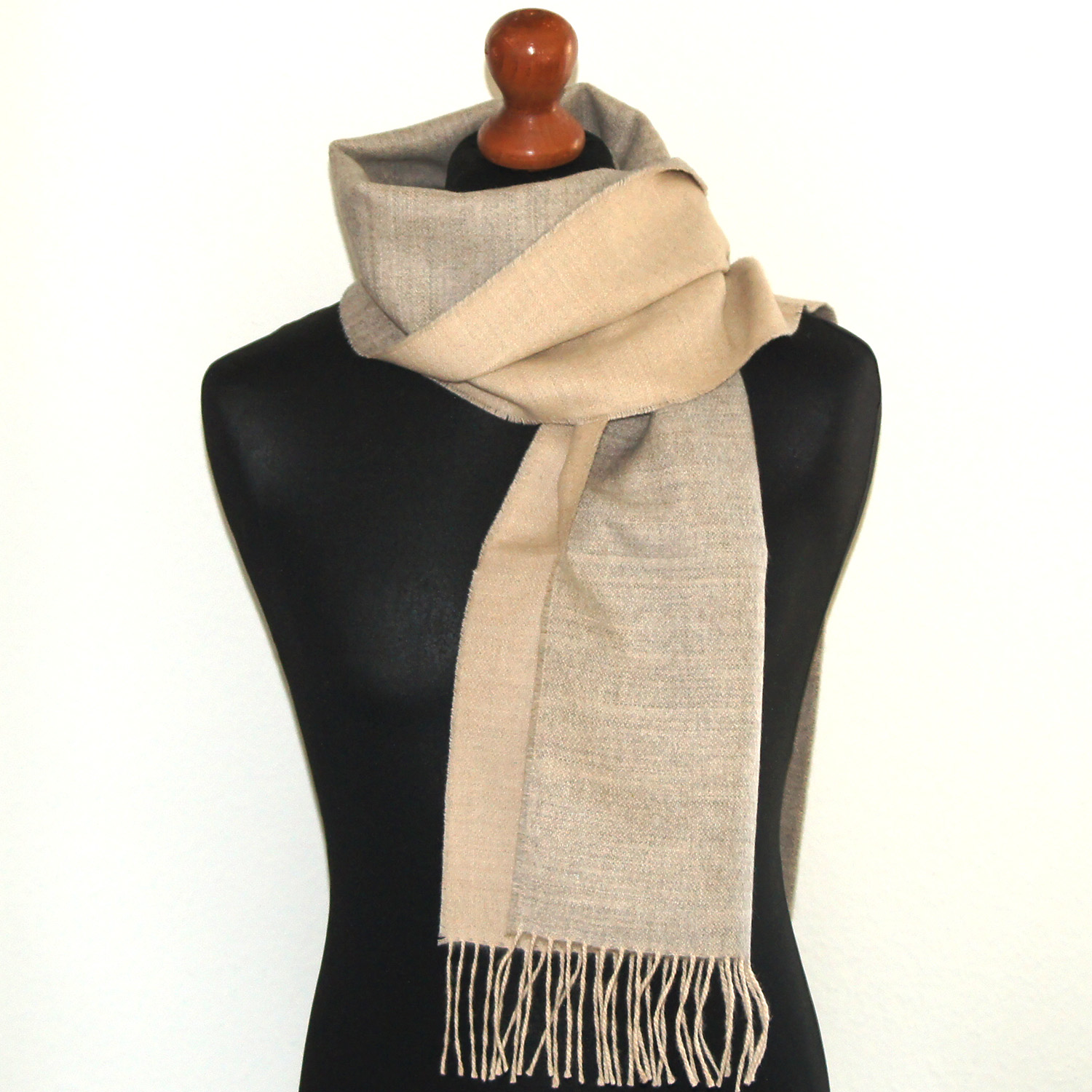 Webschal/wooven scarf DOUBLEFACE