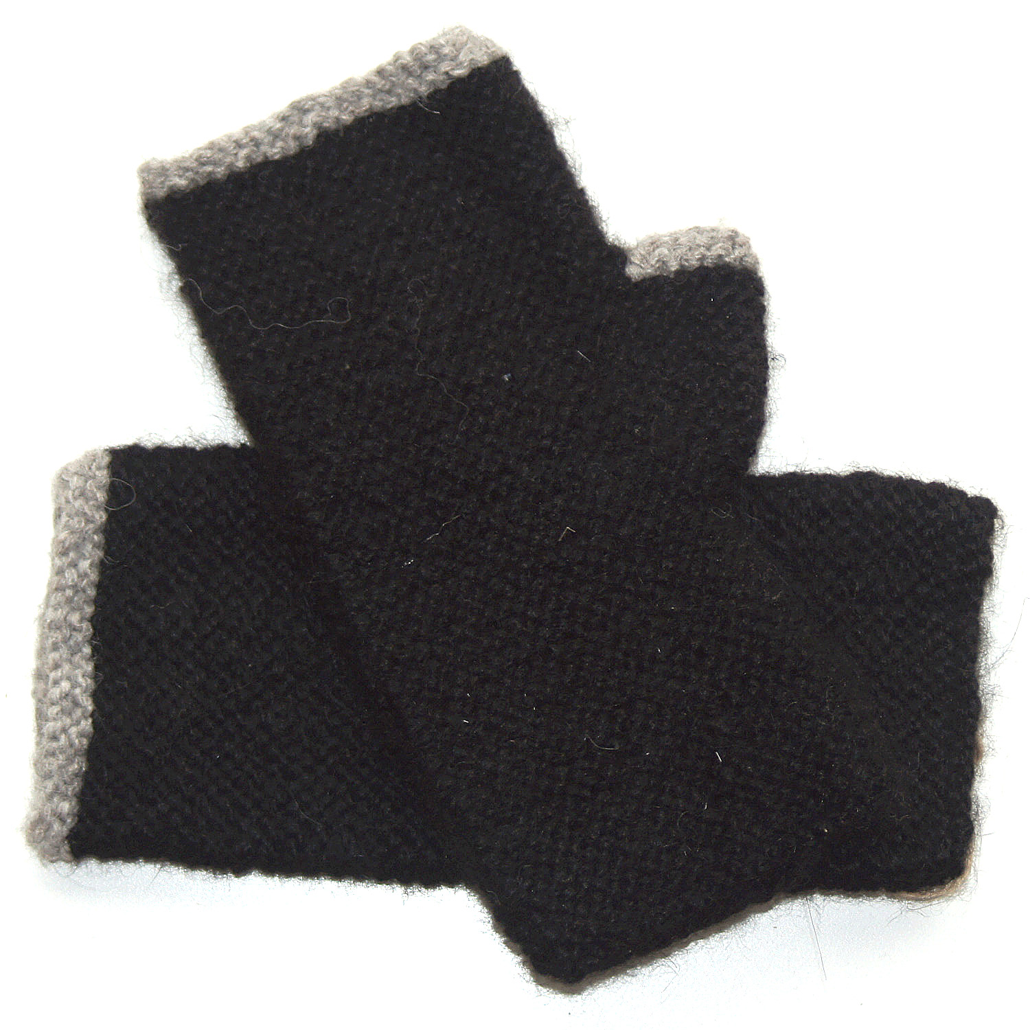 Pulswärmer/fingerl. miton ARROCITO, Farbe/colour: schwarz-grau/black-gray